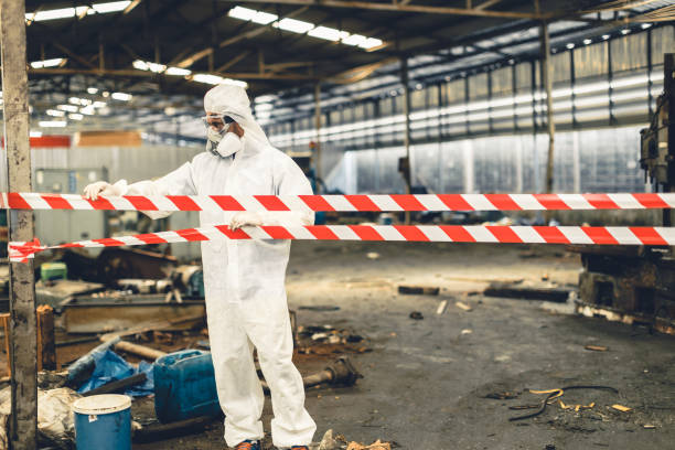 Professional Biohazard technician working in Upton, WY